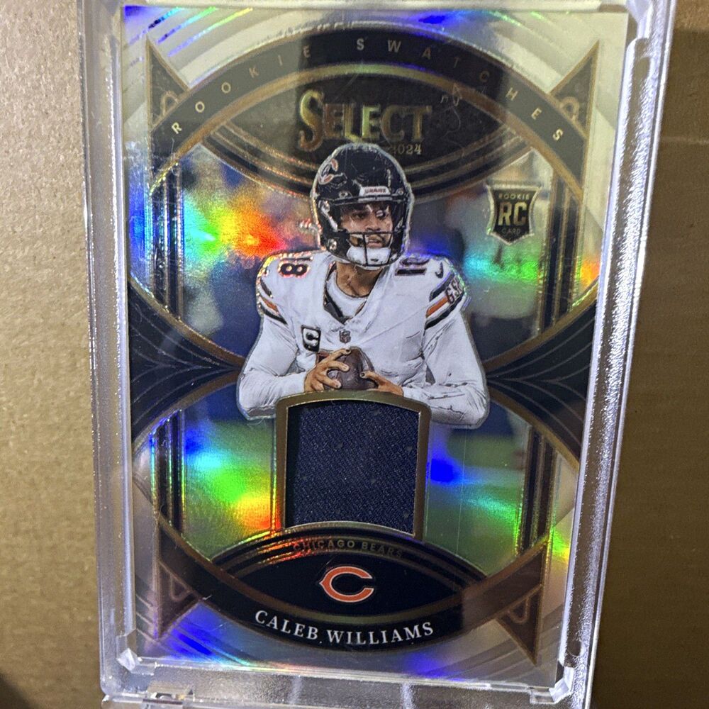 2024 Panini Select Caleb Williams Rookie Swatches Silver Prizm #RS-CWS /125 🔥